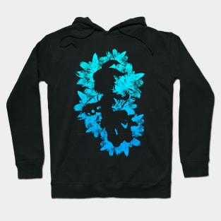 Gun - Blue Abstract Hoodie